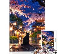 Rompecabezas de 1000 Piezas bajo el Dosel de Sakura Juguete para decoración de Pared Regalo de cumpleaños para Juego Educativo Entrena tu Cerebro y Tus Manos tamaño 38x26cm