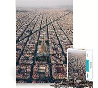 Rompecabezas de 1000 Piezas - Barcelona Smooth Cut Play,Juego cognitivo,Regalo para Momentos de Juego relajantes,Regalo de cumpleaños (38x52cm)