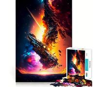 Rompecabezas de 1000 Piezas Barco Destruido para Adultos Regalo Ideal para quienes Buscan un Juego de lógica y Entretenimiento Diseño Elegante y práctico 50x75cm