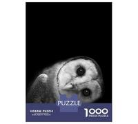 Rompecabezas De 1000 Piezas - Barn Owl Portrait Rompecabezas para Adultos Juego De Ingenio Desafío Difícil Regalos para Reducir El Estrés 52x38cm/1000pcs