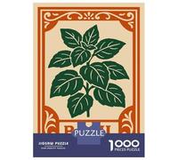 Rompecabezas De 1000 Piezas - Basil Herb Illustration Rompecabezas para Adultos Juego De Ingenio Desafío Difícil Regalos para Reducir El Estrés 38x26cm/1000pcs