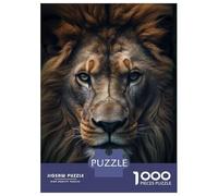 Rompecabezas De 1000 Piezas Beautiful Lion Portrait Rompecabezas para Adolescentes Juguetes Antiestrés Decoración Perfecta Regalos De Cumpleaños Y Únicos 70x50cm/1000pcs
