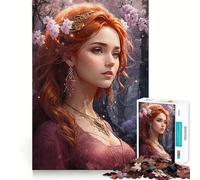 Rompecabezas de 1000 Piezas Belleza Diosa Juego de articulación preciso Juguete Juego cognitivo Juego de Tiempo Libre Divertido (38x52cm)