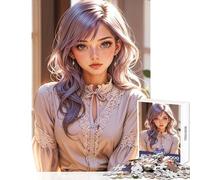 Rompecabezas de 1000 Piezas Belleza etérea en Elegancia Vintage Juguetes antiestrés Gran Regalo para Juegos Juego Imposible Entrena tu Cerebro y Manos tamaño 38x52cm