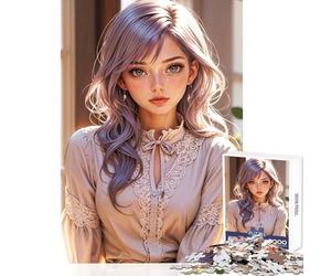 Rompecabezas de 1000 Piezas Belleza etérea en Elegancia Vintage Juguetes antiestrés Gran Regalo para Juegos Juego Imposible Entrena tu Cerebro y Manos tamaño 38x52cm