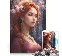 Rompecabezas de 1000 Piezas Belleza y Diosa, Juguetes para armar, Actividades Familiares, con Piezas de Formas aleatorias Que encajan Perfectamente 38x52cm