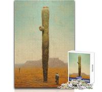 Rompecabezas de 1000 Piezas Big Cactus Small Men para Adolescentes, Juego de Desarrollo del Pensamiento lógico, Gran Regalo para Momentos significativos, tamaño 38x52cm