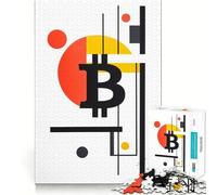 Rompecabezas de 1000 Piezas Bitcoin Crypto Blockchain Corte Exacto Juego de lógica Juego de relajación Arte (38x26cm)