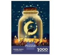 Rompecabezas De 1000 Piezas Black Cat on The Glass Rompecabezas para Adultos Juego Práctico para Aliviar El Estrés Cumpleaños Y Navidad 52x38cm/1000pcs