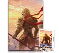 Rompecabezas de 1000 Piezas Black Myth Wukong Sunset para Adultos y adolescentesJuego Creativo de resolución de problemasIdea de Regalo Memorable y conmovedoraTamaño 38x26cm