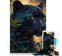 Rompecabezas de 1000 Piezas Black Tiger Gold Tight Fit Piece,Focus Fun Game,Cozy Fun Time,Christmas Art Display 50x75cm
