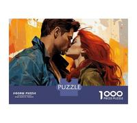 Rompecabezas De 1000 Piezas Black Widow & Hawkeye The Ultimate Romance! Rompecabezas para Adolescentes Juego De Ingenio Regalos para Mujeres Cumpleaños Y Navidad 52x38cm/1000pcs