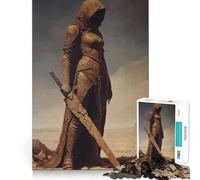 Rompecabezas de 1000 Piezas Blade of Oblivion con Corte preciso,Juego Mental,Regalo fácil de Jugar,Regalo Divertido de cumpleaños 38x26cm