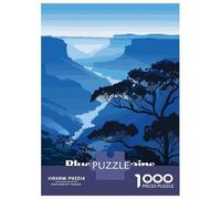 Rompecabezas De 1000 Piezas Blue Mountains National Park Australia Rompecabezas para Adultos Juego De Ingenio Carrera De Velocidad De Manos Cumpleaños Y Navidad 52x38cm/1000pcs