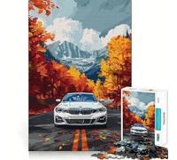 Rompecabezas de 1000 Piezas BMW Mi Nature Blanco,Divertido y Funcional,Ideal para estimular la Mente, Momentos de Ocio y Navidad 38x26cm