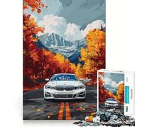Rompecabezas de 1000 Piezas BMW Mi Nature Blanco,Divertido y Funcional,Ideal para estimular la Mente, Momentos de Ocio y Navidad 50x75cm