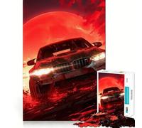 Rompecabezas de 1000 Piezas BMW Racing con Corte preciso,Juego de ingenio,Regalo fácil de Jugar,Regalo Divertido de cumpleaños 38x52cm