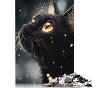 Rompecabezas de 1000 Piezas Bombay Cat Under Twilight Sparks, Rompecabezas de dificultad Alta, Juegos educativos, Juguetes, 1000 Piezas (75 x 50 cm)