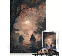 Rompecabezas de 1000 Piezas Bosque de la Hermandad Samurái para Adultos Ideal para ejercitar la Memoria y Disfrutar del Tiempo Libre Diseño para armar Colección de Arte (38x26cm)