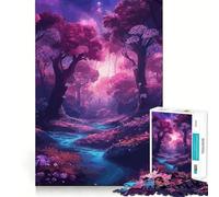 Rompecabezas de 1000 Piezas Bosque Místico Encantado para Adultos Regalo Ideal para Mejorar la Memoria y Disfrutar del Tiempo Libre Decoración de Pared con Corte preciso (50x75cm)