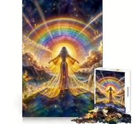 Rompecabezas de 1000 Piezas Brazos Abiertos para la Abundancia para Adolescentes Rompecabezas con Efecto de Memoria, luz Relajante y Montaje de imágenes (38x26cm)