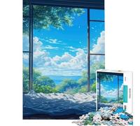 Rompecabezas de 1000 Piezas Brisa de Tranquilidad para Adultos Juguetes antiestrés Actividades Divertidas de análisis y lógica para Disfrutar en casa (tamaño 50x75cm)