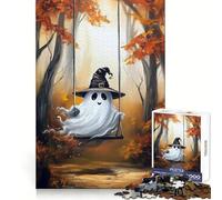 Rompecabezas de 1000 Piezas Bruja Fantasma Columpio para Adolescentes Pensamiento Claro, interacción Suave, Encaje Firme, Bonito Regalo (50x75cm)