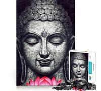 Rompecabezas de 1000 Piezas Buda Zen Yoga Studio Art Flawless Fit Art Brain Boosting Play Rest Time Play Christmas Wall Art (38x26cm)