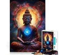 Rompecabezas de 1000 Piezas Buddha Planet Plasma Ball Smooth Edge Play Focus Fun Game Cozy Time Play Regalo de cumpleaños (50x75cm)