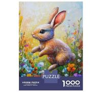 Rompecabezas De 1000 Piezas Bunny in Bloom Rompecabezas para Adultos Juego De Ingenio Análisis Y Lógica Interacción Entre Padres E Hijos 52x38cm/1000pcs