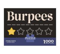 Rompecabezas De 1000 Piezas Burpees One Star Review Rompecabezas para Adultos Juegos Relajantes Decoración del Hogar Cumpleaños Y Navidad 52x38cm/1000pcs