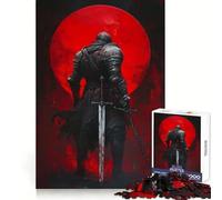 Rompecabezas de 1000 Piezas Caballero de la Luna de Sangre para Adultos Desarrolla la lógica, la Tranquilidad y la Facilidad de Montaje Un Regalo Ideal (38x26cm)