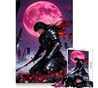 Rompecabezas de 1000 Piezas Caballero de la Luna de Sangre para Adultos, Ideal para ejercitar la Mente, Disfrutar del Ocio (50x75cm)