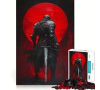 Rompecabezas de 1000 Piezas Caballero de la Luna de Sangre,Piezas de Ajuste preciso,Juguete Creativo y Divertido,Ideal para Momentos de diversión acogedores,Regalo de cumpleaños 38x52cm