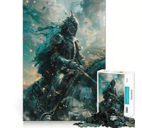 Rompecabezas de 1000 Piezas Caballero Paladín Místico para Adultos y Adolescentes Un Rompecabezas Mental Que Ayuda a aliviar el estrés Un Regalo Original y Divertido (38x52cm)