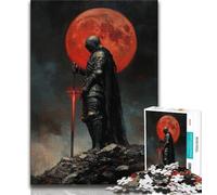 Rompecabezas de 1000 Piezas Caballero Solitario Rompecabezas de 1000 Piezas para Adultos y Adolescentes Entrena tu Cerebro y Tus Manos Regalos para Amigos y Familiares (26x38cm)