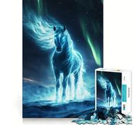 Rompecabezas de 1000 Piezas Caballo de Fuego Místico para Adolescentes Juguete Intelectual para Fortalecer Lazos afectivos Corte de Calidad Regalo Memorable (50x75cm)