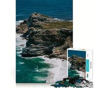 Rompecabezas de 1000 Piezas Cabo de Buena Esperanza Arte de Corte preciso Juego de lógica y Pensamiento Juego de relajación Regalo Divertido de cumpleaños (38x26cm)