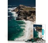 Rompecabezas de 1000 Piezas Cabo de Buena Esperanza Bordes Lisos Juego de concentración Divertido Juego de Tiempo Acogedor Regalo de cumpleaños (38x52cm)