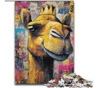Rompecabezas de 1000 Piezas Camel Art para Adultos y Adolescentes, colección de Artistas, Juego Intelectual, Bellas Artes (26x38cm)