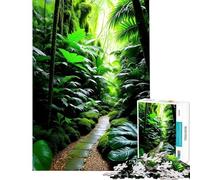 Rompecabezas de 1000 Piezas Camino al Paraíso Juego Familiar Desafío de Inteligencia Cerebral Juguetes adictivos Gran Regalo para Juegos Mejora la Memoria (tamaño 38x26cm)