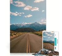 Rompecabezas de 1000 Piezas Camino de montaña para Adultos, Mejorar la Memoria y Disfrutar del Tiempo Libre Decoración de Pared con Corte preciso (38x26cm)