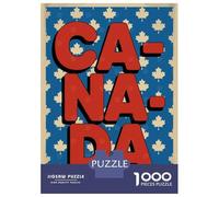 Rompecabezas De 1000 Piezas - Canada Day Rompecabezas Juego De Ingenio Decoración De Pared Oferta como Regalos para Toda La Familia 52x38cm/1000pcs