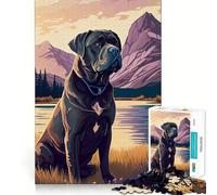 Rompecabezas de 1000 Piezas Cane Corso Italiano Naturaleza Corte preciso Divertido Desafío Mental Juguete Juego para el Tiempo de Descanso Cumpleaños Arte Juego (38x26cm)