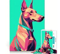 Rompecabezas de 1000 Piezas Cane Corso WPAP Sharp Cut Art Lógica Pensamiento Juego Relajante Tiempo de Juego Regalo de cumpleaños Divertido (38x26cm)