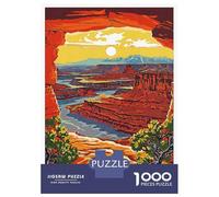Rompecabezas De 1000 Piezas - Canyonlands National Park Rompecabezas para Adultos Juego De Ingenio Desafío Difícil Regalos para Reducir El Estrés 70x50cm/1000pcs