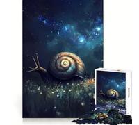 Rompecabezas de 1000 Piezas Caracol bajo el Cielo Estrellado para Adolescentes Ideal para Mejorar la Memoria, Relajarse y Disfrutar de un Corte Firme Regalo Festivo (38x52cm)