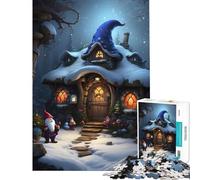 Rompecabezas de 1000 Piezas Casa de Setas Fantasía Juegos relajantes Juguetes adictivos para Cultivar la Paciencia Excelentes Regalos y Juguetes adecuados para Parejas (Tamaño 38x52cm)