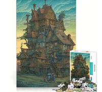 Rompecabezas de 1000 Piezas Casa Misteriosa Juego Interactivo Regalo de cumpleaños cumpleaños y Navidad 38x26cm