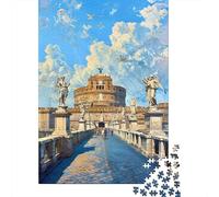 Rompecabezas De 1000 Piezas - Castel Sant'Angelo in Rome Rompecabezas para Adultos Juguetes De Bricolaje Oferta De Decoración Perfecta como Regalos para Toda La Familia 52x38cm/1000pcs